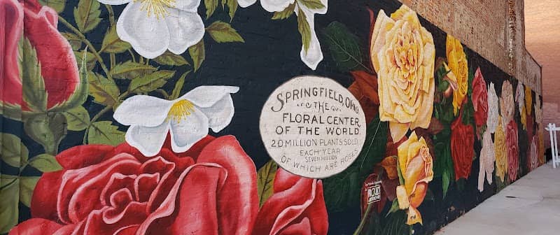 Floral Center of The World Mural - Image 1