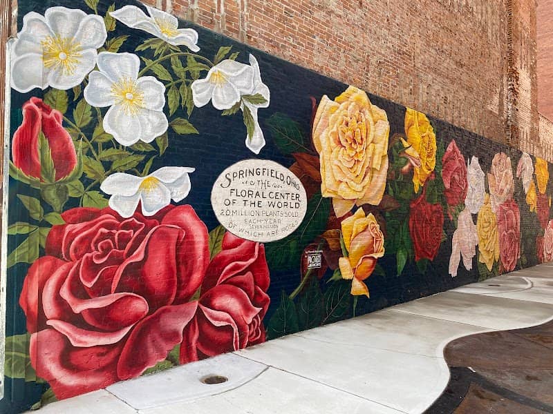 Floral Center of The World Mural - Image 2