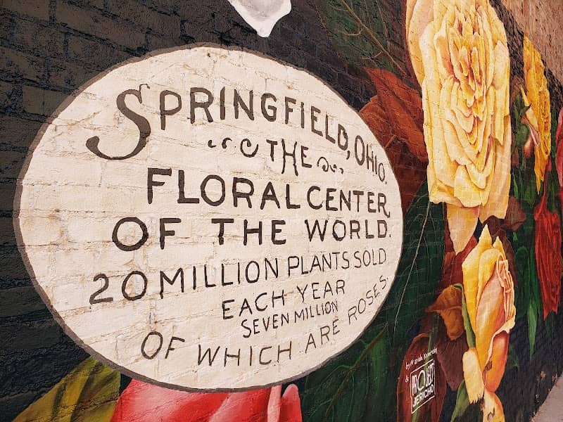 Floral Center of The World Mural - Image 3