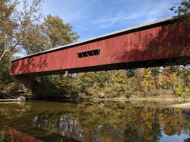 Historic Cox Ford Covered Bridge - Image 2