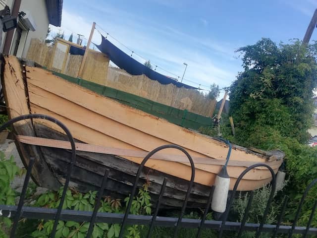 Rybacka łódź zabytkowa z XIX wieku - eksponat muzealny - Image 2