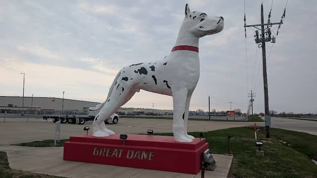 Statue of Champ the Great Dane - Image 1