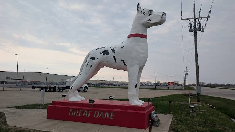 Statue of Champ the Great Dane - Image 1