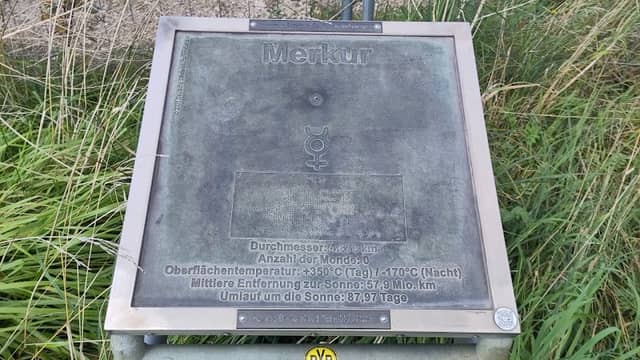 Planetenlehrpfad Wedel Merkur - Image 1