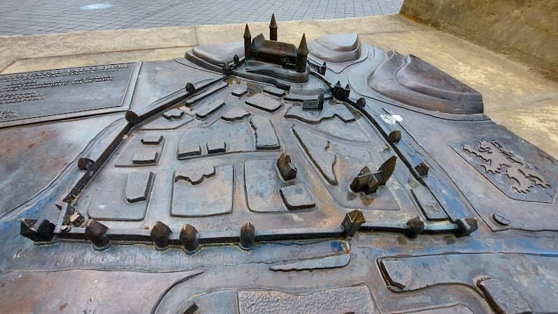 Bronzen Maquette Vestingstad Valkenburg - Image 1