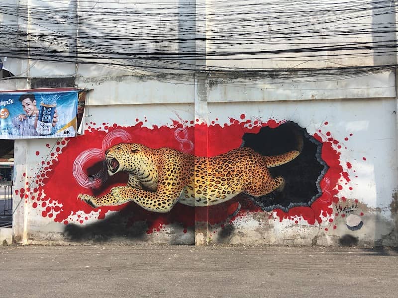 Street art Phitsanulok (tiger tunnel) - Image 2