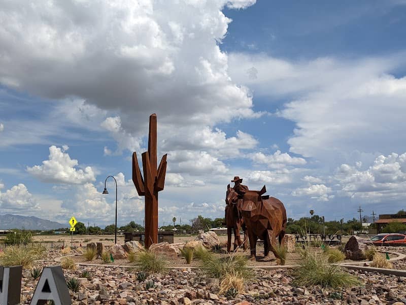 Downtown Marana Sign/Cowboy Statue - Image 2