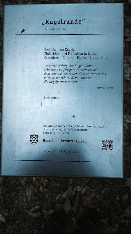 "Kugelrunde " Kunstwerk am Kunstweg - Image 2