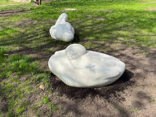 Entenskulpturen im Park - Image 1