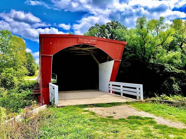 Historic Holliwell Covered Bridge - Image 1