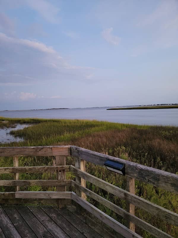 Southport Historic Riverwalk Marsh walking bridge and gazebo - Image 1