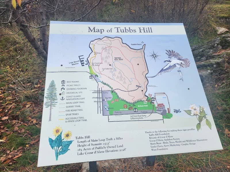 Tubbs Hill Trail Marker - Image 1