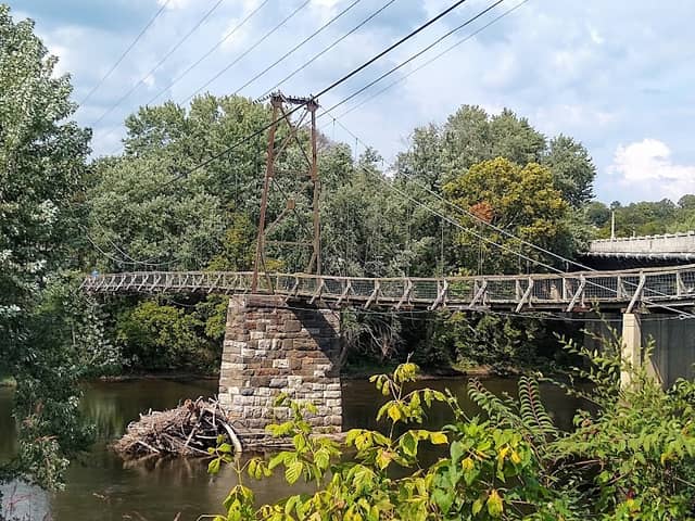 Historic Buchanan Swinging Bridge - Image 1