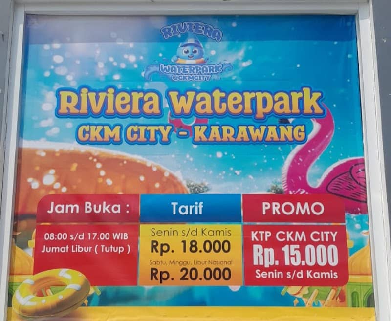 RIVIERA WATERPARK CKM CITY - KARAWANG - JAWA BARAT - Image 1