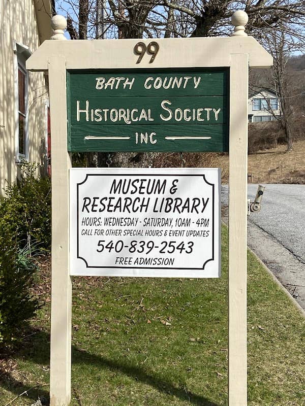 Bath County Historical Society - Image 1