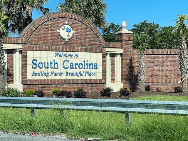 South Carolina Welcome Sign - Image 1