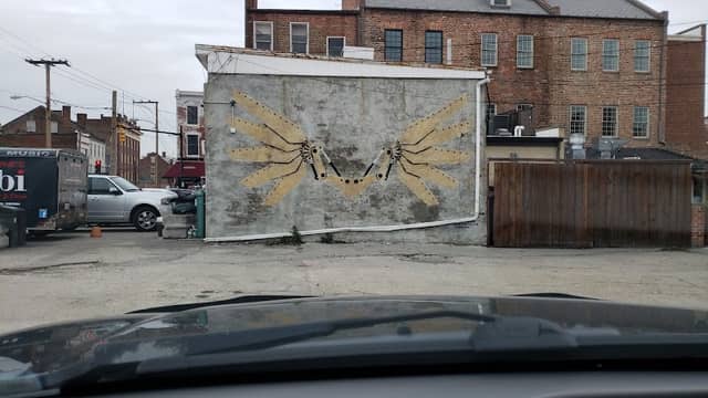 Graffiti Art "Mechanical Wings" - Image 1