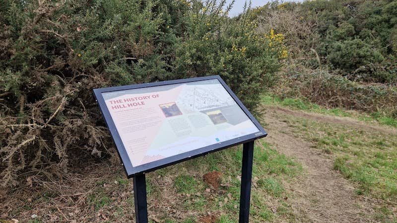 Hill Hole Geosite - History Interpretation Panel - Charnwood Forest Geopark - Image 1