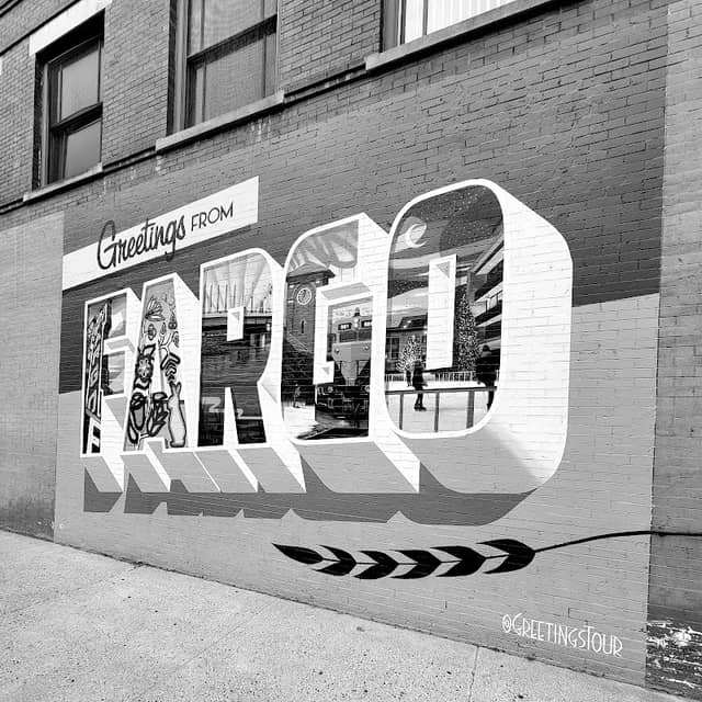 Greetings from Fargo Postcard Mural - Image 2