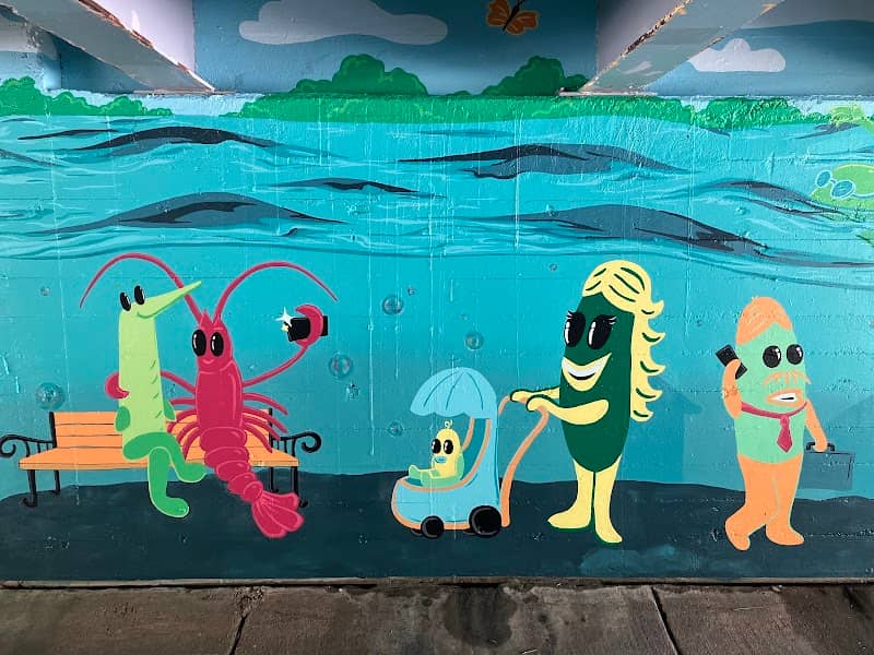 "Pfishville" mural - Image 1