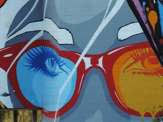 "Woman In Glasses" Mural - Image 2