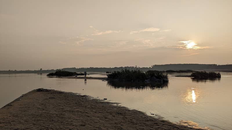Godavari Andhra Telangana River Border View Point - Image 1