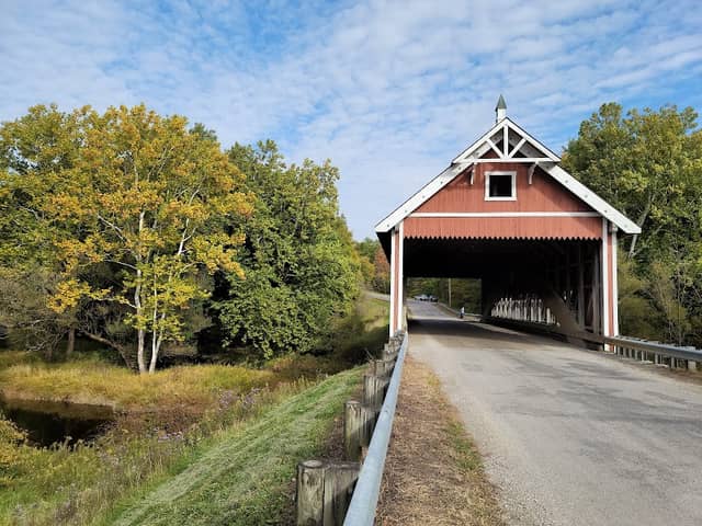 Historic Netcher Road Covered Bridge - Image 1