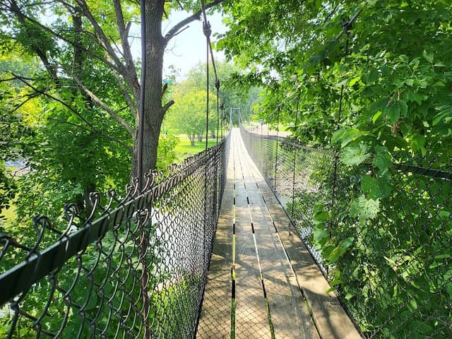 Estherville Swinging Bridge - Image 1