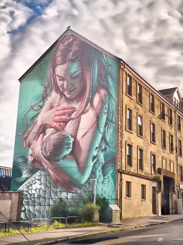 Breastfeeding Mermaid (mural) - Image 2