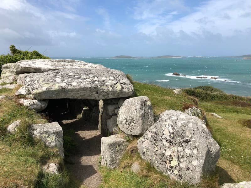 Bant's Carn Burial Chamber and Halangy Down Ancient Village - Image 1