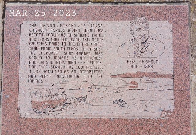 Chisolm Trail Monument. - Image 1