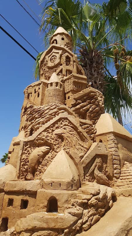 Sandcastle building on the beach - Image 1
