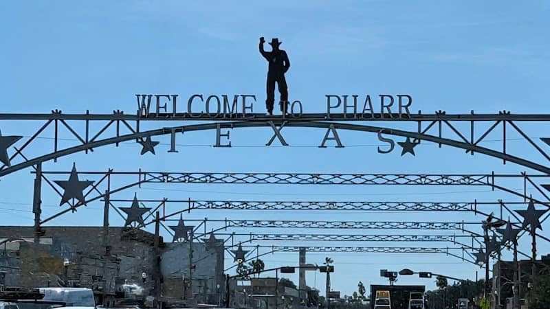 Welcome To Pharr Texas Sign - Image 1