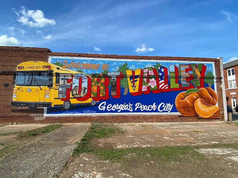 Peaches and more, Georgia’s Peach City mural. - Image 3