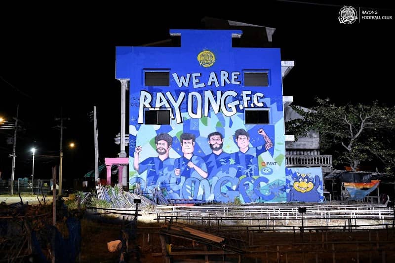 SPIRIT OF RAYONG street art ภาพวาดกำแพง ระยอง เอฟซี - Image 1