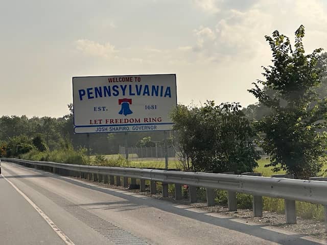 Pennsylvania Welcome Sign - Image 1