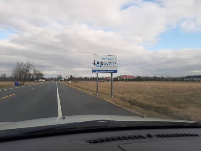 Delaware Welcome Sign - Image 3