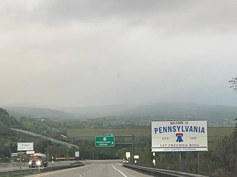 Pennsylvania Welcome Sign - Image 1