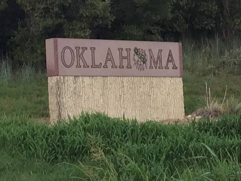 Welcome to Oklahoma Sign - Image 1
