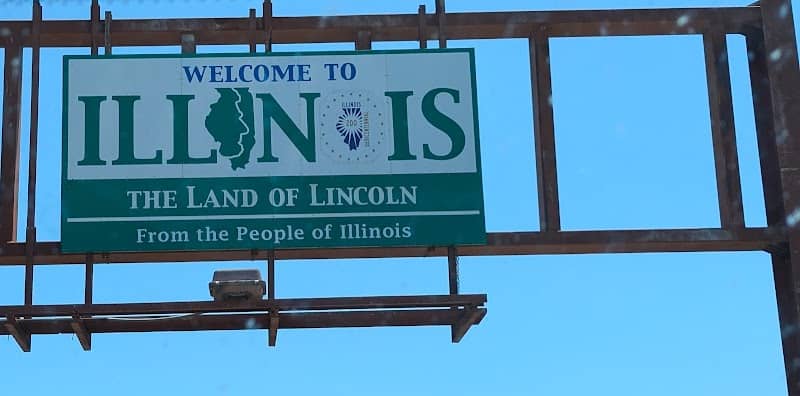 Illinois Welcome Sign - Image 1