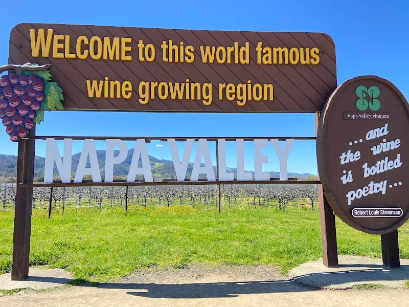 Welcome to Napa Valley Sign (South) - Image 1