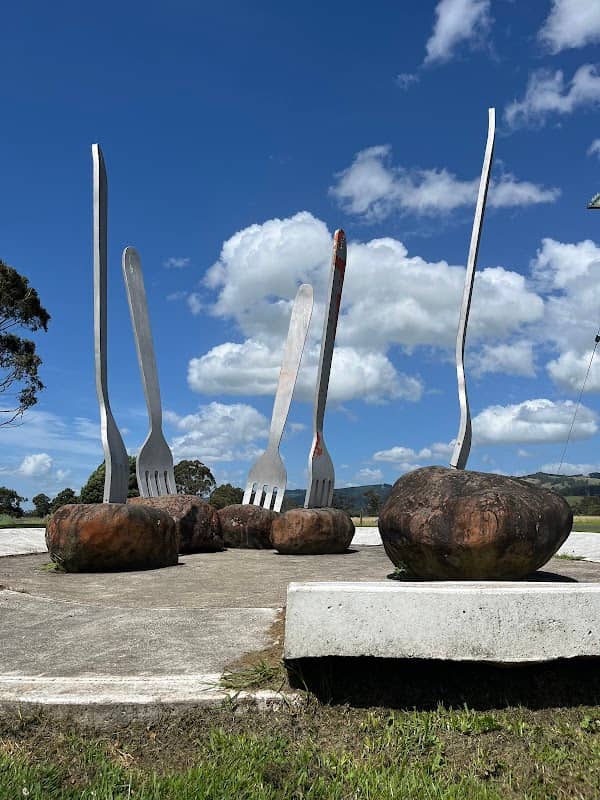 The Big Potatoes & Forks Statue - Image 1