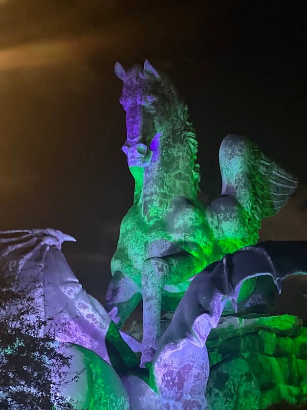 Pegasus And Dragon Statue - Image 2