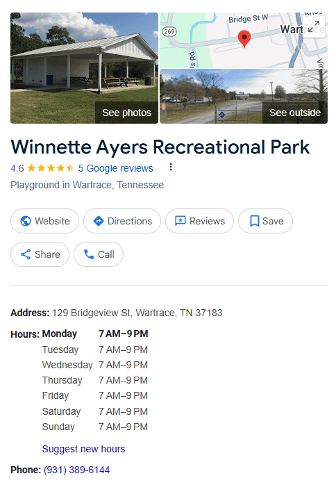 Wartrace Baseball Field - Image 1