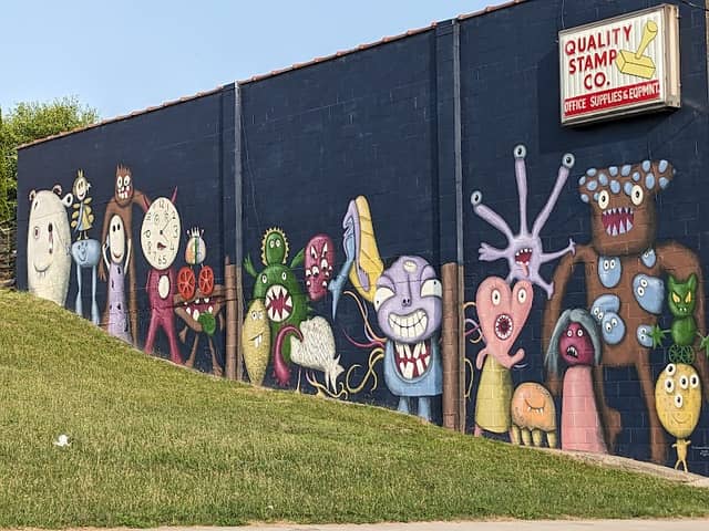 The Grendel Club Ball Mural - Image 1