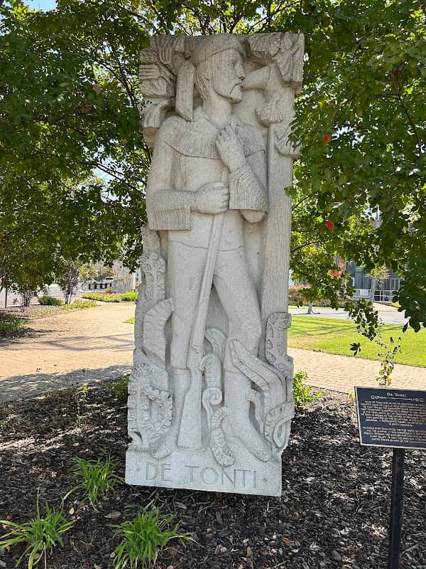 Henri De Tonti Bas Relief - Image 1