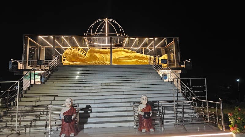 Sleeping Buddha statue and monk training centre - Image 1
