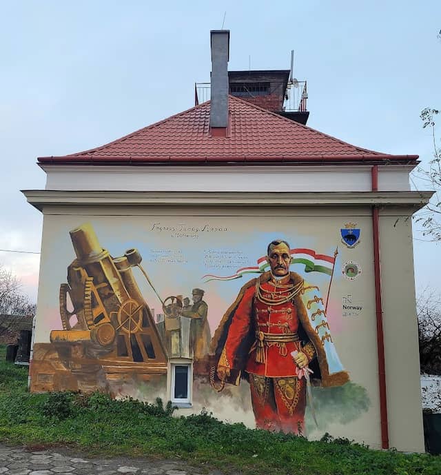 Mural pamiątkowy węgierskiego dowódcy z I wojny światowej - Image 1
