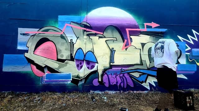 Lincolnwall Darmstadt (Graffiti-Kunst) - Image 1
