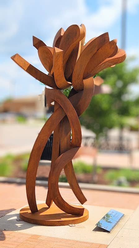 "Orange Sage" Sculpture - Image 1
